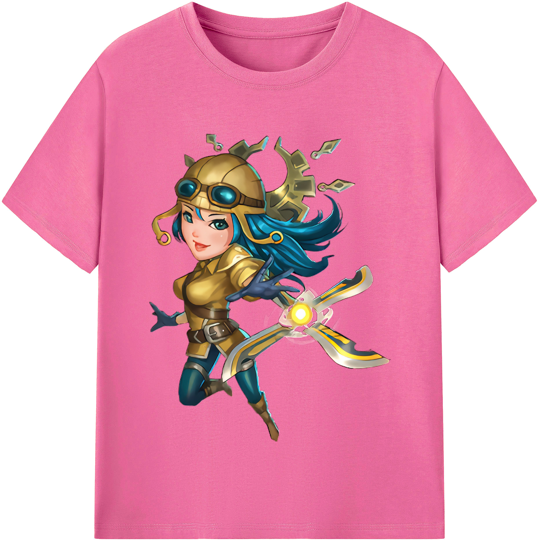 （画像用） リーグ・オブ・レジェンド League of Legends LOL レディースカジュアルプリントTシャツ（綿100％）